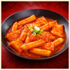 Tokbokki Chả Cá Sốt Cay 30K tại Mì Cay Quốc Dân với bánh gạo dẻo dai, chả cá mềm thơm và sốt cay đậm vị